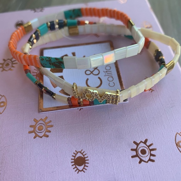 Anthropologie three layer bracelet - Picture 7 of 11